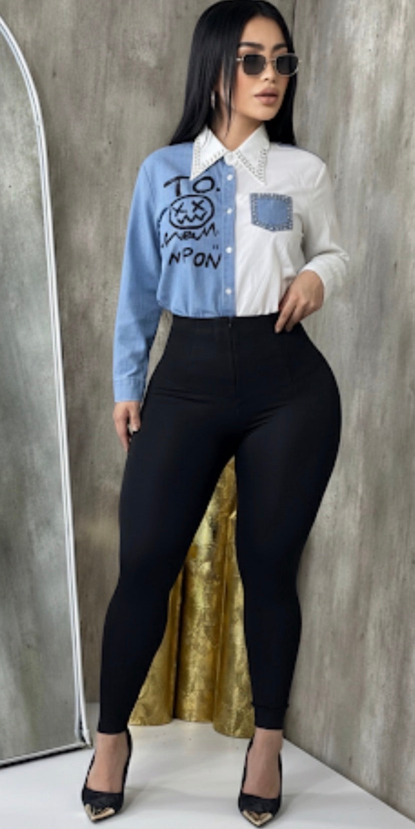Blusa Casual Oversize