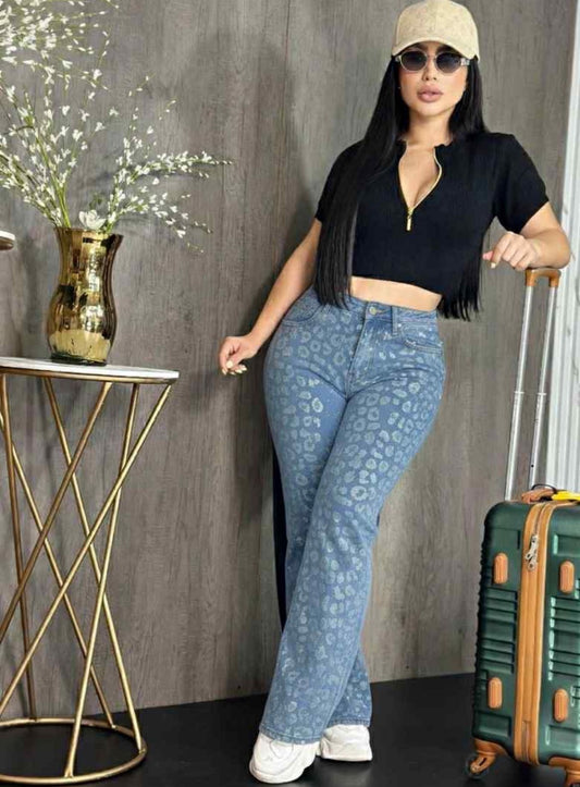 Pantalón leopardo